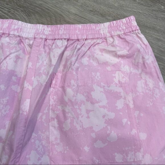 Bp Lightweight Cotton Short Pink tie dye summer shorts - Picture 7 of 7